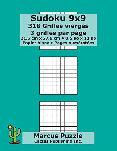 Cover for Sudoku 9x9 - 318 Grilles vierges