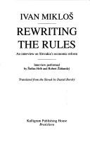 Cover for Rewriting the Rules