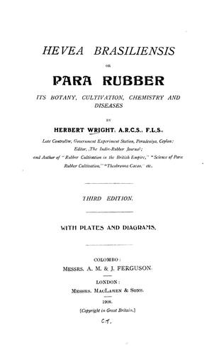 Cover for Hevea brasiliensis or Para rubber