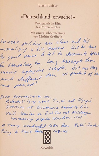Cover for "Deutschland, erwache!"