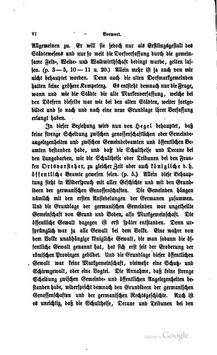 Cover for Geschichte der Städteverfassung in Deutschland