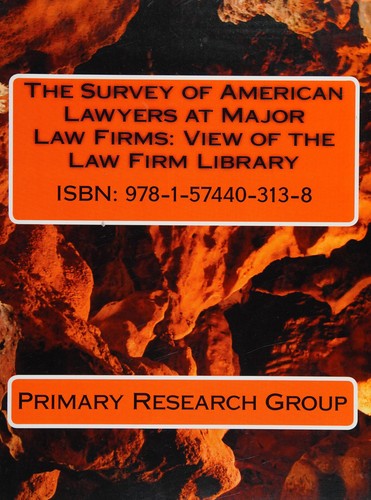 Cover for The survey of American lawyers at major law firms