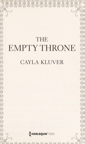 Cover for The empty throne