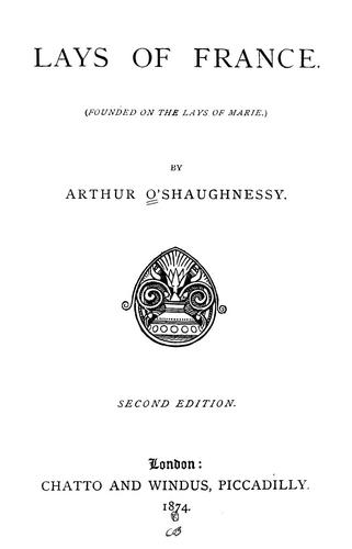 Cover for Lays of France