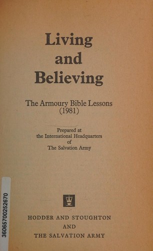 Cover for Living and Believing 1981