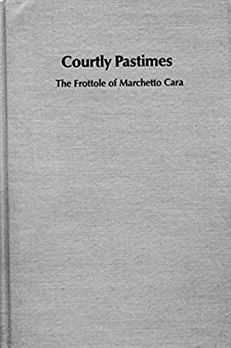 Cover for Courtly pastimes