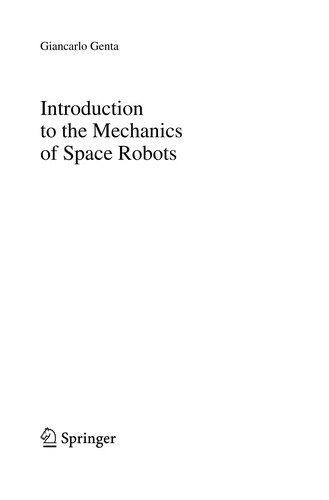 Cover for Introduction to the Mechanics of Space Robots