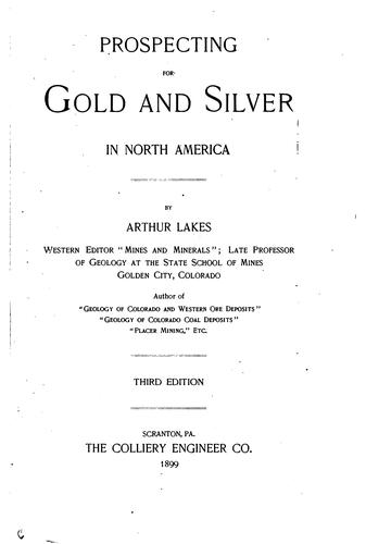 Cover for Prospecting for gold and silver in North America