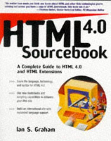 Cover for HTML 4.0 sourcebook