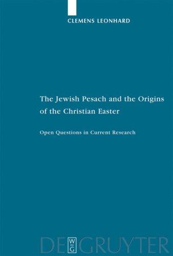 Cover for Jewish Pesach and the Origins of the Christian Easter