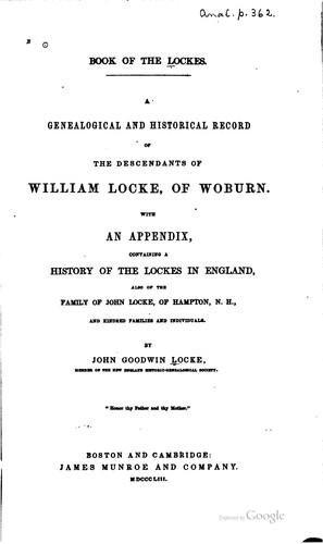 Cover for Book of the Lockes.