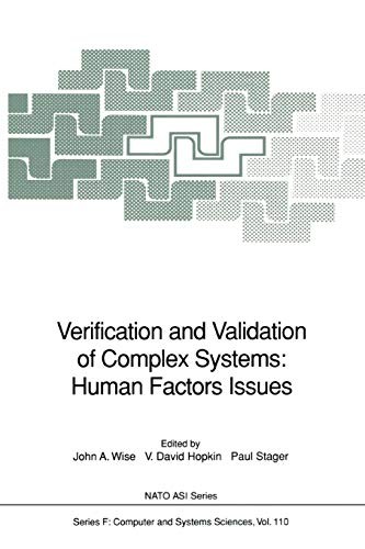 Cover for Verification and Validation of Complex Systems