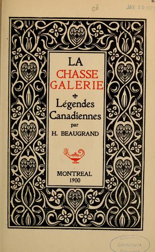 Cover for La chasse galerie