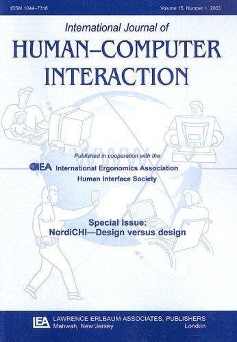 Cover for Nordichi-design Versus Design