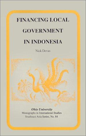 Cover for Financing Local Govt Indonesia