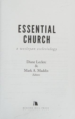 Cover for Essential church