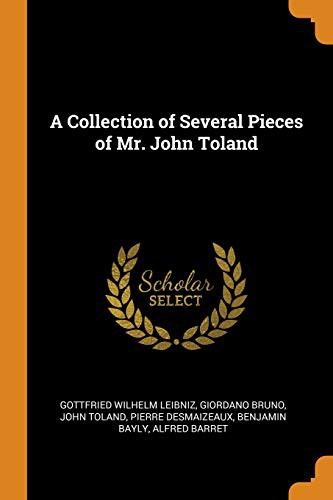 Cover for A Collection of Several Pieces of Mr. John Toland
