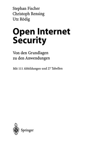 Cover for Open Internet Security