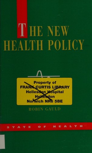 Cover for The new health policy