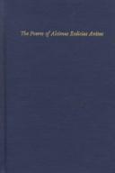 Cover for The poems of Alcimus Ecdicius Avitus