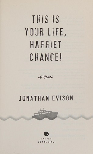 Cover for This is your life, Harriet Chance!