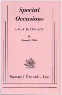Cover for Specialoccasions