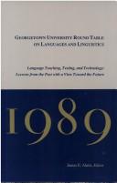 Cover for Georgetown University Round Table on Language and Linguistics 1989