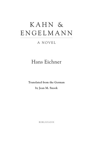 Cover for Kahn & Engelmann
