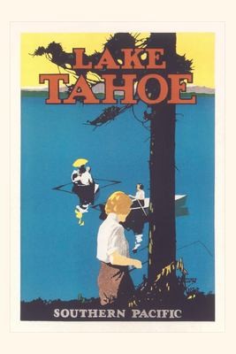 Cover for Vintage Journal Travel Poster for Lake Tahoe