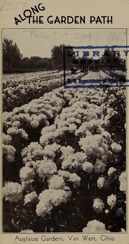 Cover for Along the garden path