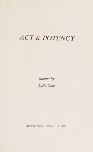 Cover for Act & potency