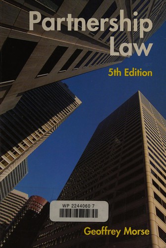 Cover for Partnership law