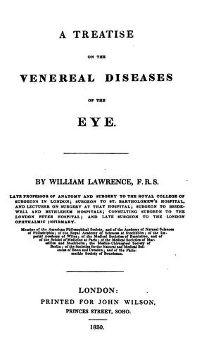 Cover for A treatise on the venereal diseases of the eye