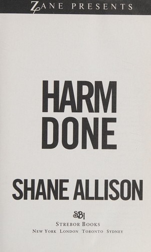 Cover for Harm done
