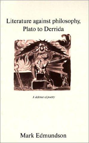 Cover for Literature against philosophy, Plato to Derrida