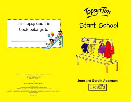 Cover for Topsy and Tim Start School (Topsy & Tim Storybooks)