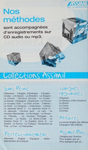 Cover for Assimil Hebreu (Hebrew for French Speakers) Book only-CD's sold separately (Hebrew Edition)