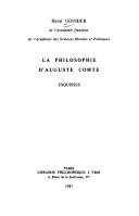 Cover for La philosophie d'Auguste Comte