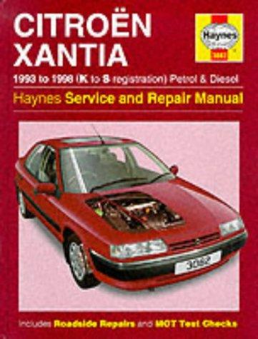 Cover for Citroen Xantia (1993-98)Service and Repair Manual
