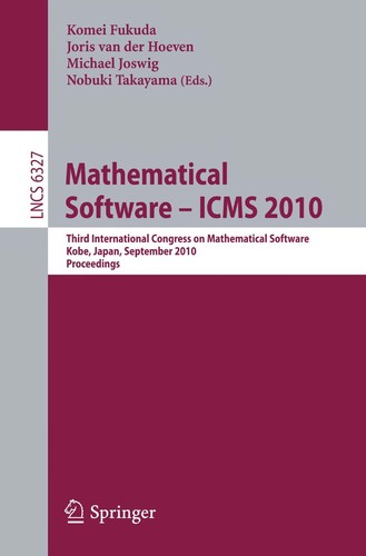 Cover for Mathematical software--ICMS 2010