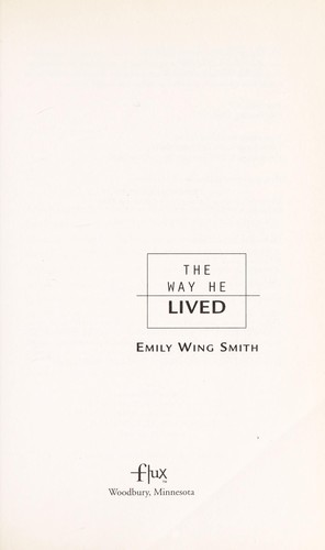 Cover for The way he lived