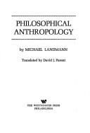 Cover for Philosophical anthropology.