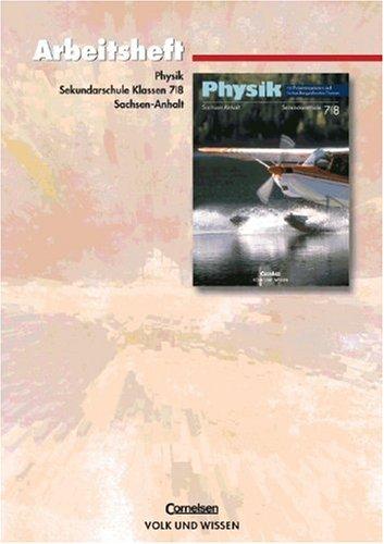 Cover for Physik, Neuausgabe, Arbeitsheft, Ausgabe Sekundarschule Sachsen-Anhalt
