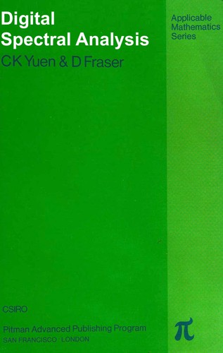 Cover for Digital spectral analysis