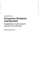 Cover for Economic systems and society