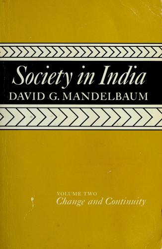 Cover for Society in India