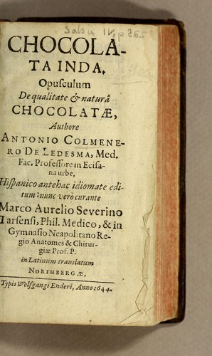 Cover for Chocolata Inda
