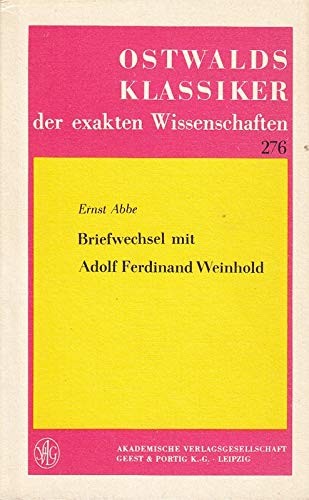 Cover for Briefwechsel mit Adolf Ferdinand Weinhold