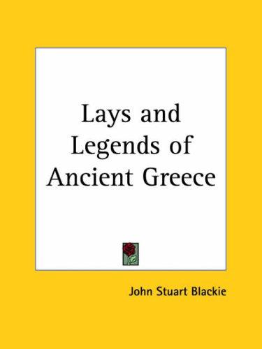 Cover for Lays and Legends of Ancient Greece