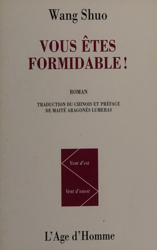 Cover for Vous êtes formidable